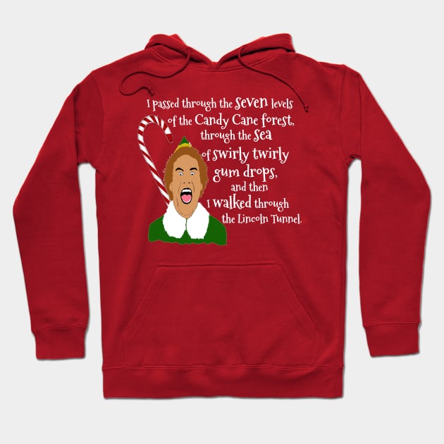 Elf Funny Quotes Hoodie by PoetandChef